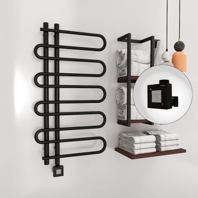 Radiva - ZANTE Elektrikli Havlupan 500x1000 Siyah (KTX1 Termostat) 300W