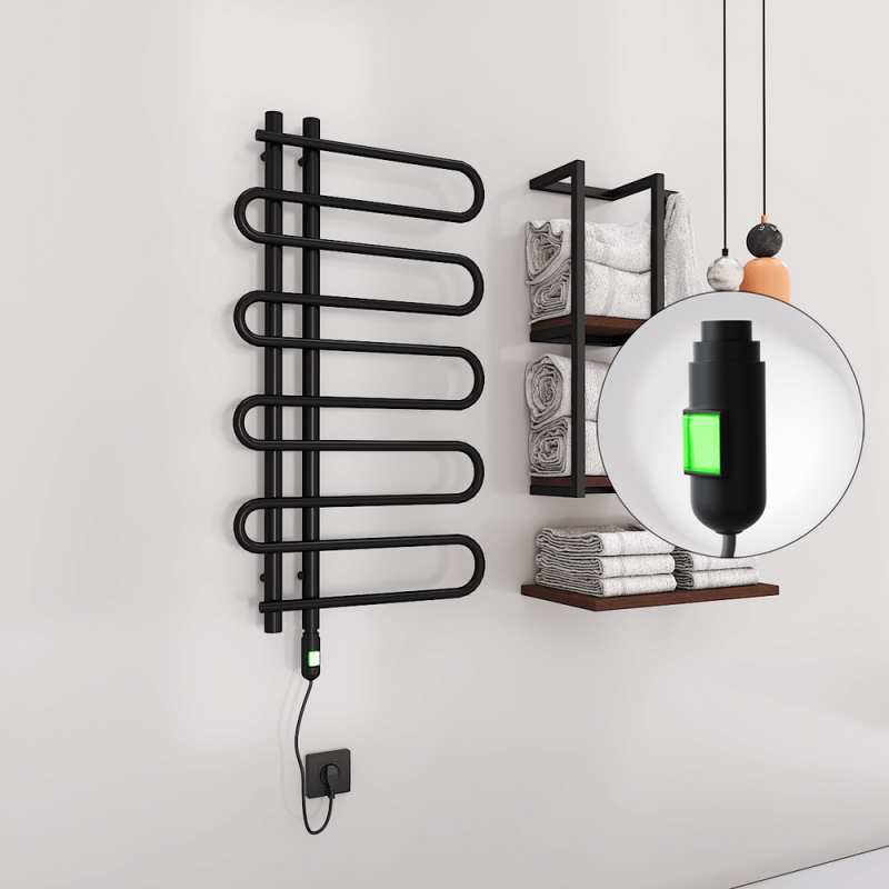 ZANTE Elektrikli Havlupan 500x1000 Siyah (On/Off Düğmeli) 300W - 1ZTE05001000B3ME1030