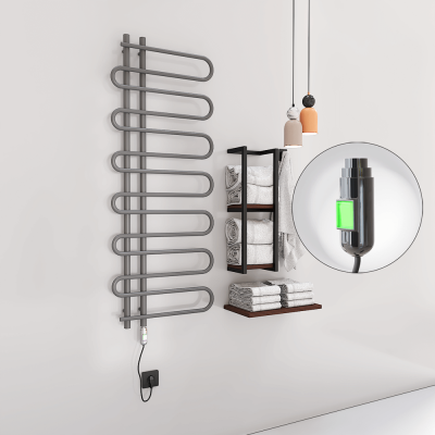 Radiva - ZANTE Elektrikli Havlupan 600x1400 Antrasit (On/Off Düğmeli) 600W (1)