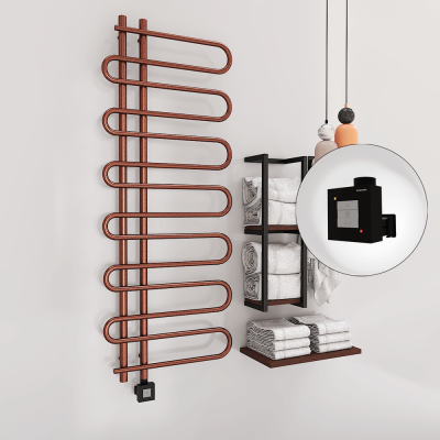 Radiva - ZANTE Elektrikli Havlupan 600x1400 Bakır Eskitme (KTX1 Termostat) 300W (1)