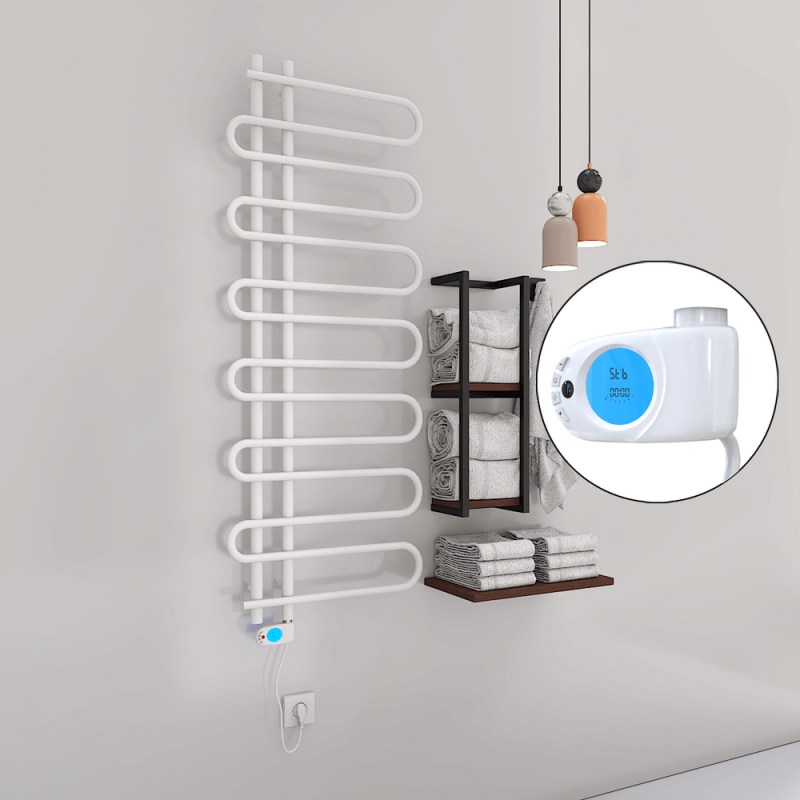 ZANTE Elektrikli Havlupan 600x1400 Beyaz (Musa Termostat) 600W - 1ZTE06001400B1PE3060