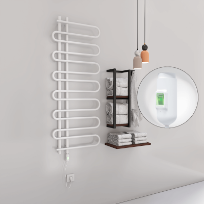 Radiva - ZANTE Elektrikli Havlupan 600x1400 Beyaz (On/Off Düğmeli) 600W