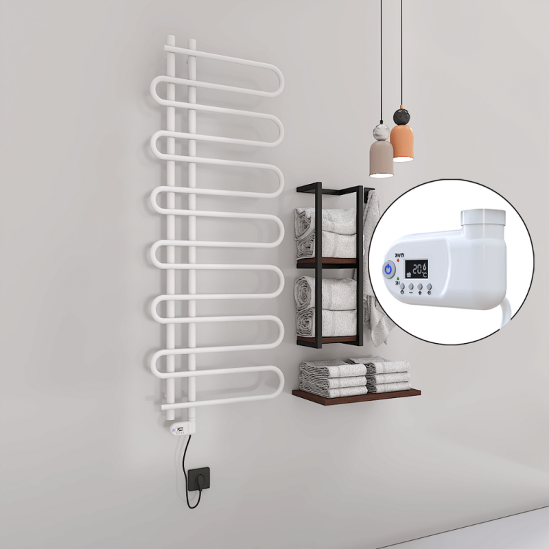 ZANTE Elektrikli Havlupan 600x1400 Beyaz (Thesis Termostat) 600W - 1ZTE06001400B1PE2060