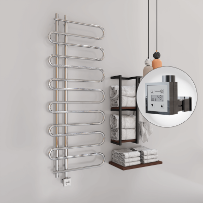 Radiva - ZANTE Elektrikli Havlupan 600x1400 Krom (KTX3 Termostat) 300W (1)