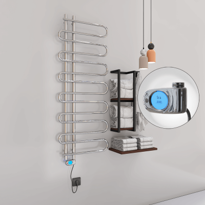 Radiva - ZANTE Elektrikli Havlupan 600x1400 Krom (Musa Termostat) 300W (1)