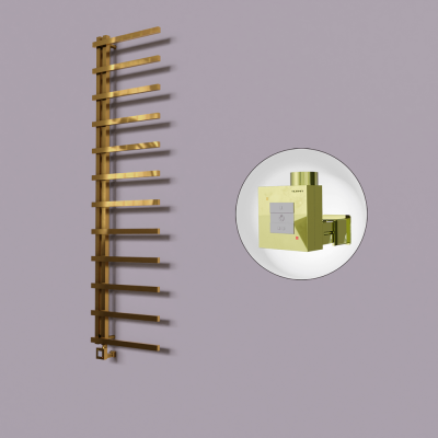 Radiva - Zap Dekoratif Elektrikli Havlupan 500x1150 Altın (KTX1 Termostat) 200W