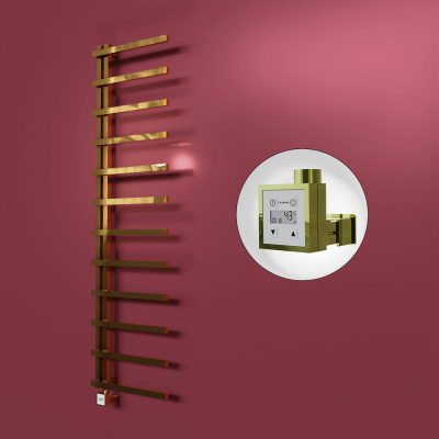 Radiva - Zap Dekoratif Elektrikli Havlupan 500x1150 Altın (KTX3 Termostat) 200W