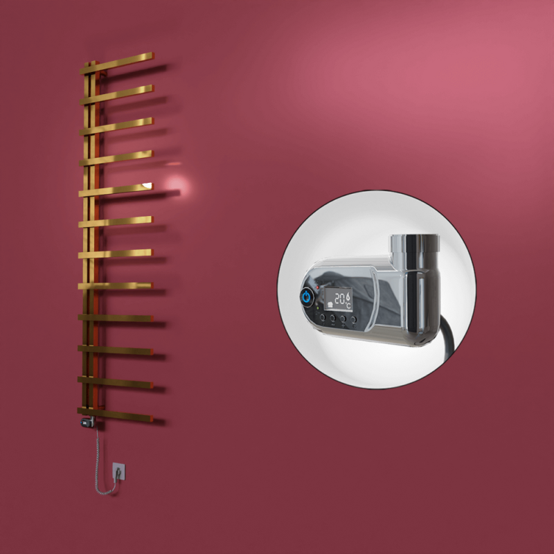 Zap Dekoratif Elektrikli Havlupan 500x1150 Altın (Thesis Termostat) 200W - 1ZAP05001150K2PE2020