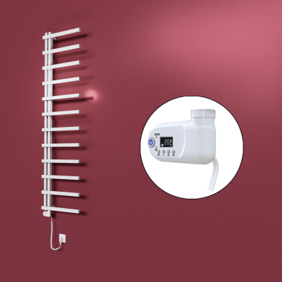 Radiva - Zap Dekoratif Elektrikli Havlupan 500x1150 Beyaz (Thesis Termostat) 300W (1)