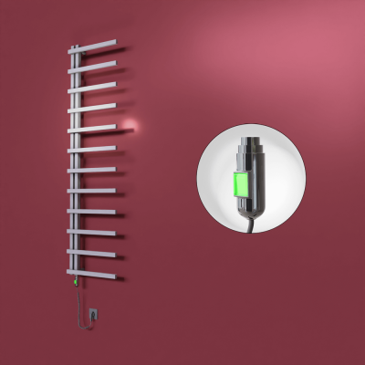 Radiva - Zap Dekoratif Elektrikli Havlupan 500x1150 Gri (On/Off Düğmeli) 300W (1)