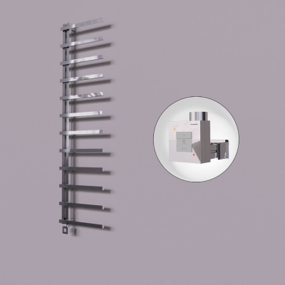 Radiva - Zap Dekoratif Elektrikli Havlupan 500x1150 Krom (KTX1 Termostat) 200W