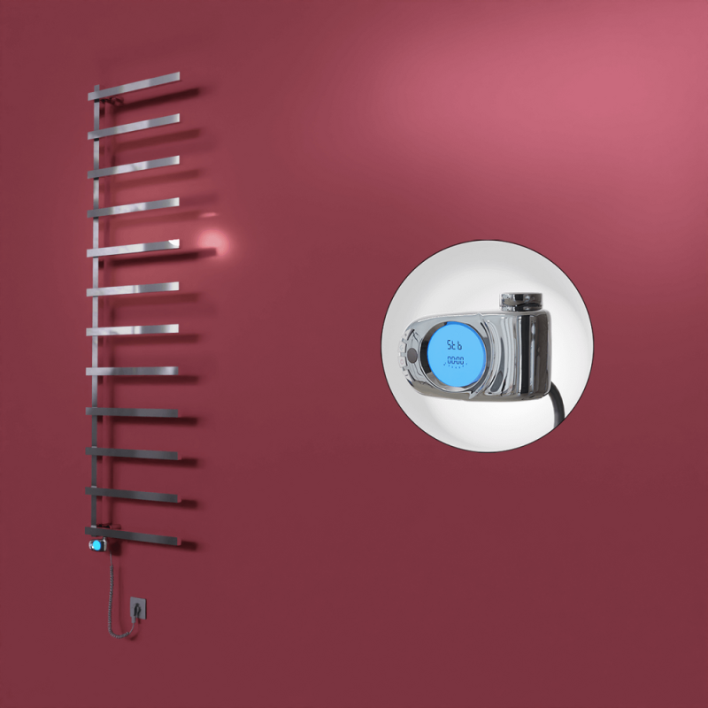 Zap Dekoratif Elektrikli Havlupan 500x1150 Krom (Musa Termostat) 200W - 1ZAP05001150K1PE3020