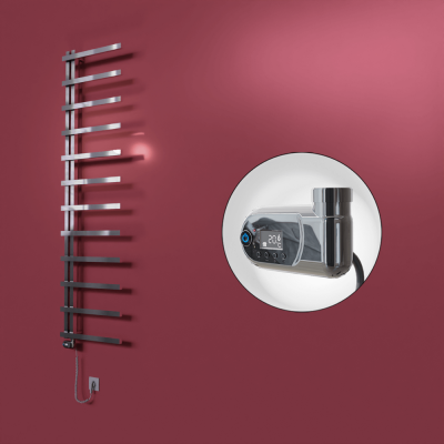 Radiva - Zap Dekoratif Elektrikli Havlupan 500x1150 Krom (Thesis Termostat) 200W (1)