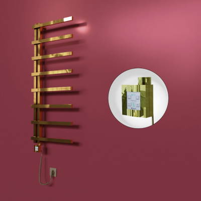 Radiva - Zap Dekoratif Elektrikli Havlupan 500x1800 Altın (KTX4 Termostat) 300W Spiral Kablolu (1)