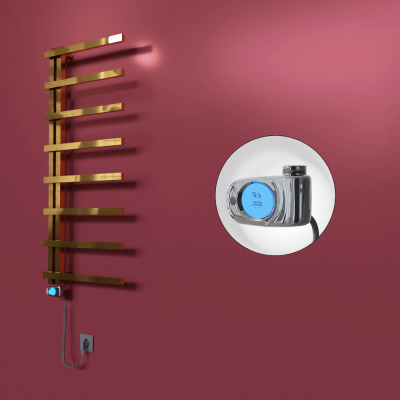 Radiva - Zap Dekoratif Elektrikli Havlupan 500x1800 Altın (Musa Termostat) 300W - 500