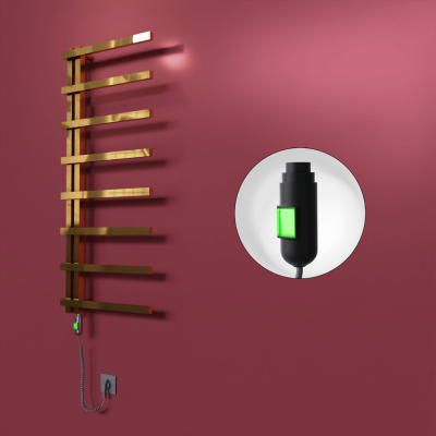 Radiva - Zap Dekoratif Elektrikli Havlupan 500x1800 Altın (On/Off Düğmeli) 300W (1)