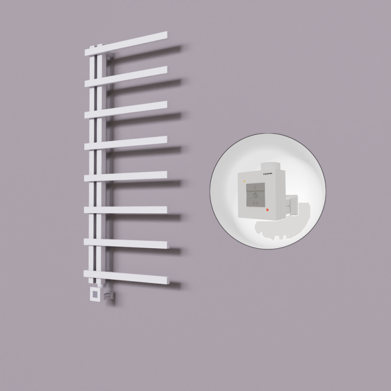 Zap Dekoratif Elektrikli Havlupan 500x1800 Beyaz (KTX1 Termostat) 600W - 1ZAP05001800B1TEB060