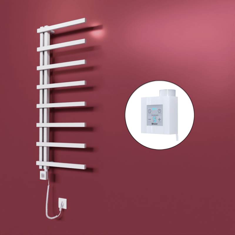 Zap Dekoratif Elektrikli Havlupan 500x1800 Beyaz (KTX4 Termostat) 600W Spiral Kablolu - 1ZAP05001800B1TEC060-K