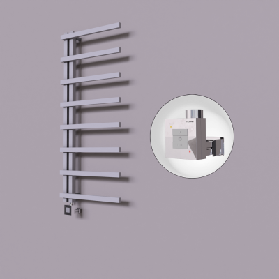 Radiva - Zap Dekoratif Elektrikli Havlupan 500x1800 Gri (KTX1 Termostat) 600W