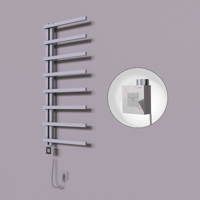 Radiva - Zap Dekoratif Elektrikli Havlupan 500x1800 Gri (KTX1 Termostat) 600W Spiral Kablolu