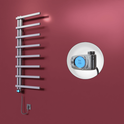 Radiva - Zap Dekoratif Elektrikli Havlupan 500x1800 Gri (Musa Termostat) 600W