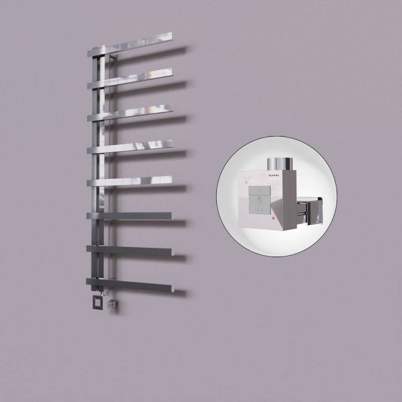 Zap Dekoratif Elektrikli Havlupan 500x1800 Krom (KTX1 Termostat) 300W - 1ZAP05001800K1PEB030