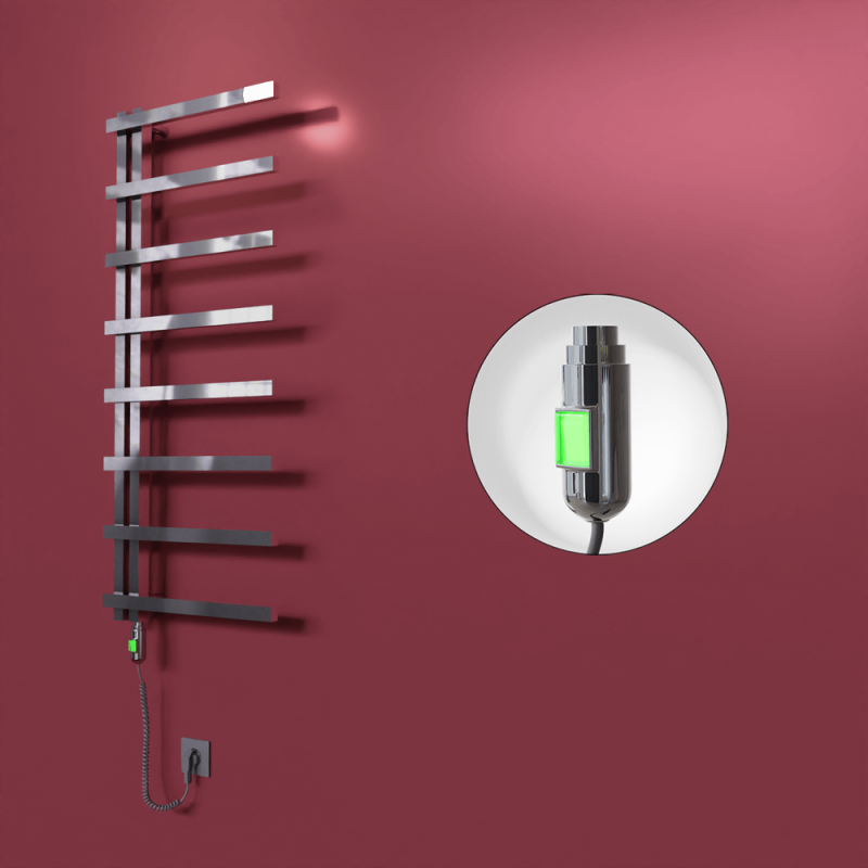 Zap Dekoratif Elektrikli Havlupan 500x1800 Krom (On/Off Düğmeli) 300W - 1ZAP05001800K1PE1030