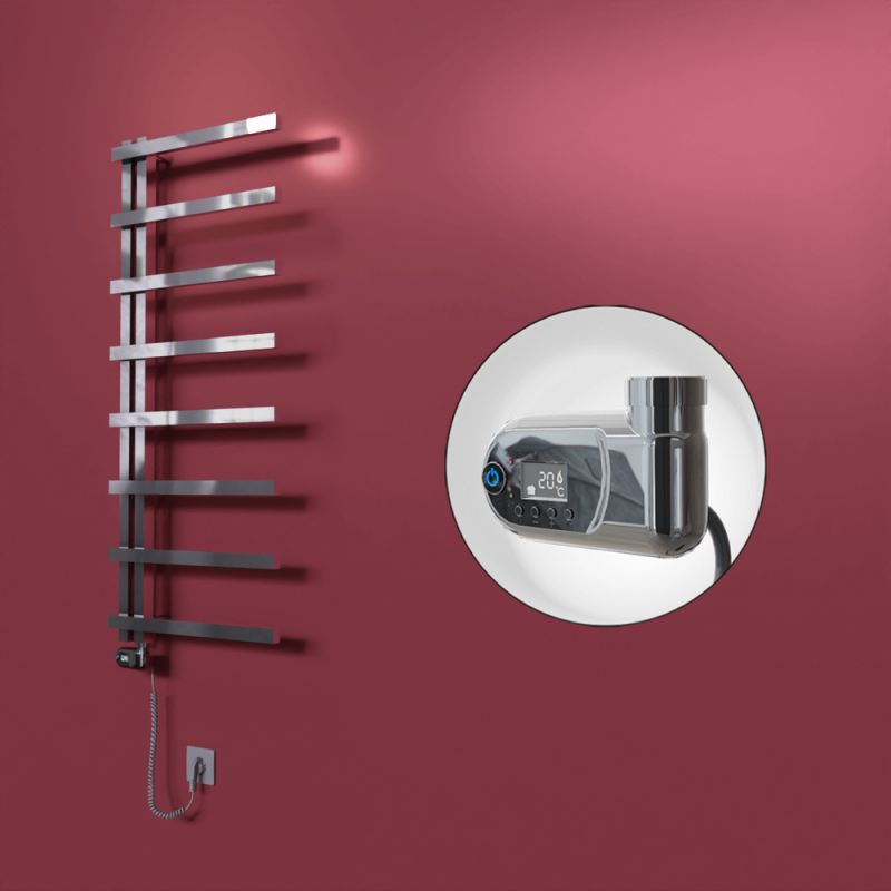 Zap Dekoratif Elektrikli Havlupan 500x1800 Krom (Thesis Termostat) 300W - 1ZAP05001800K1PE2030