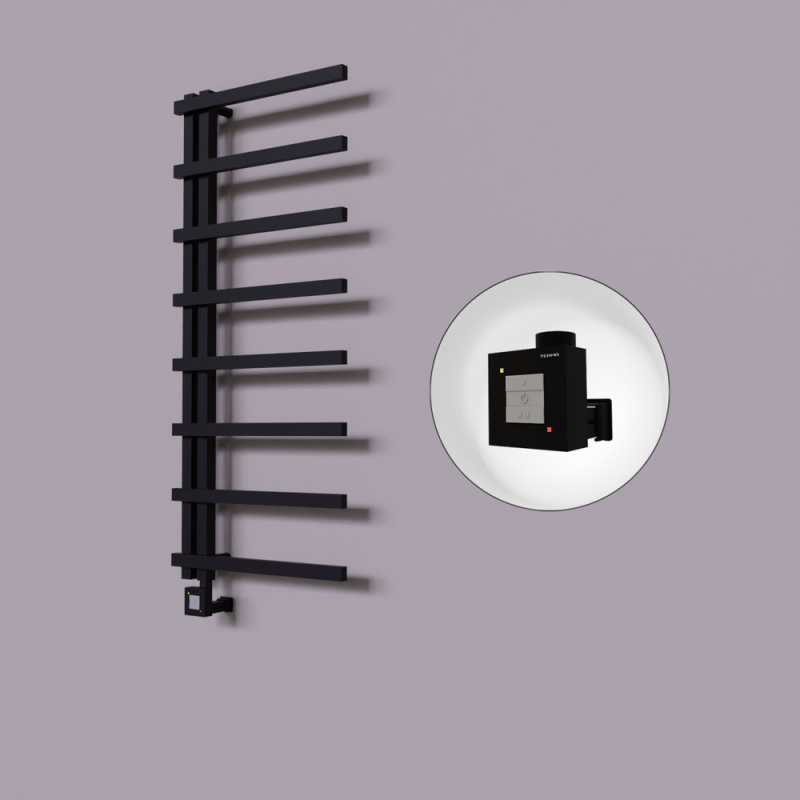 Zap Dekoratif Elektrikli Havlupan 500x1800 Siyah (KTX1 Termostat) 600W - 1ZAP05001800B3TEB060