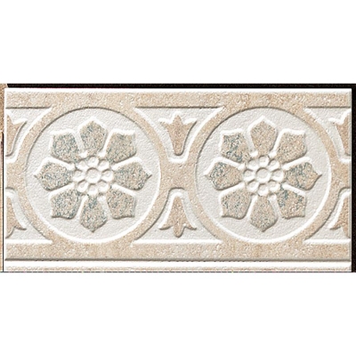 Zirconio Bordür Borgona Florina-1 Marfil 16,5 x 33,3 cm