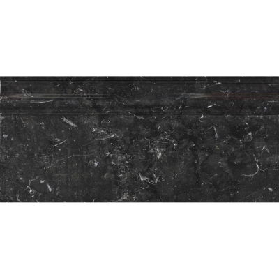 ZIRCONIO - Zirconio Bordür Cenia Zocalo Marquina Negro 14,8 x 31,6 cm