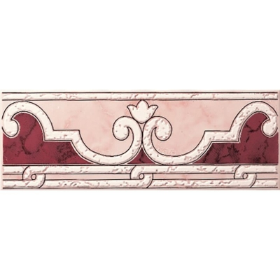 ZIRCONIO - Zirconio Bordür Creta Giberti Rosa 10 x 27 cm