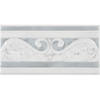 ZIRCONIO - Zirconio Bordür Serenata Liric Gris 12,5 x 25 cm